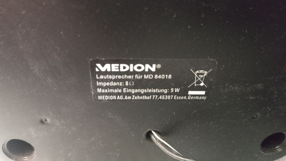 Муз центр Medion FM/USB/AUX/Blutus