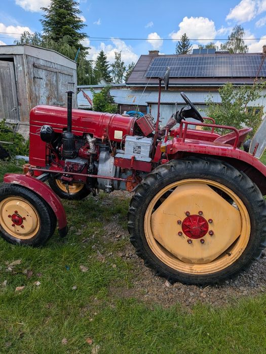 Traktor ciągnik Fahr D22 PH 1952 rok wóz i koparka gratis