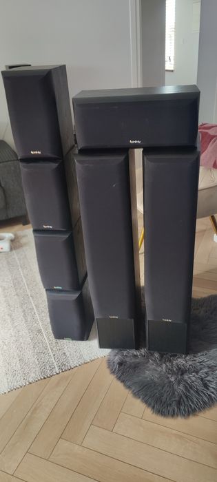 Zestaw kina domowego Yamaha RX  V2065,  kolumny Infinity Primus