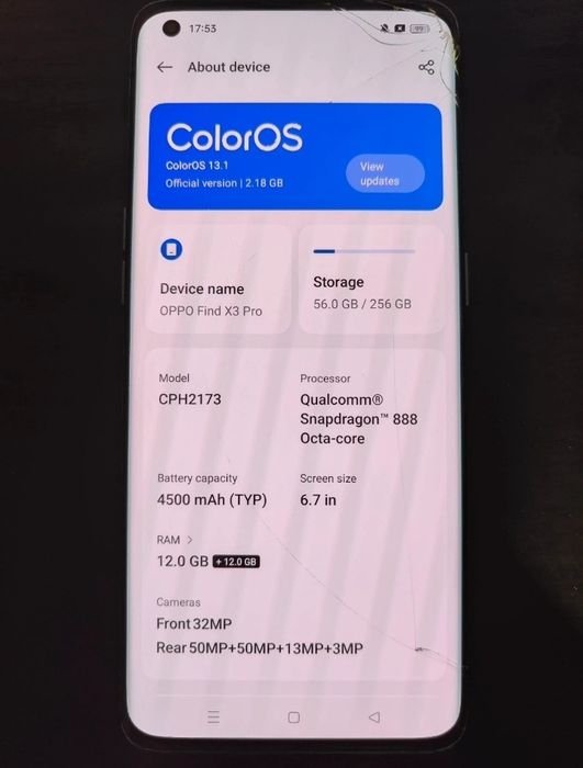 Oppo Find X3 Pro 12/256GB