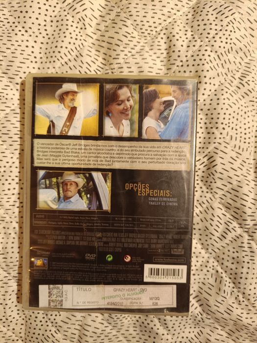 DVD do filme "Crazy Heart", Jeff Bridges (portes grátis)