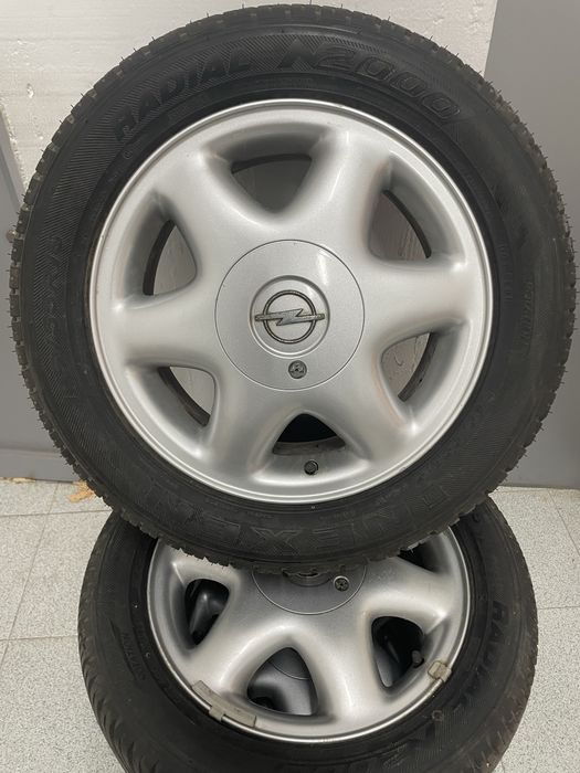Jantes 15 4x100 Opel com pneus