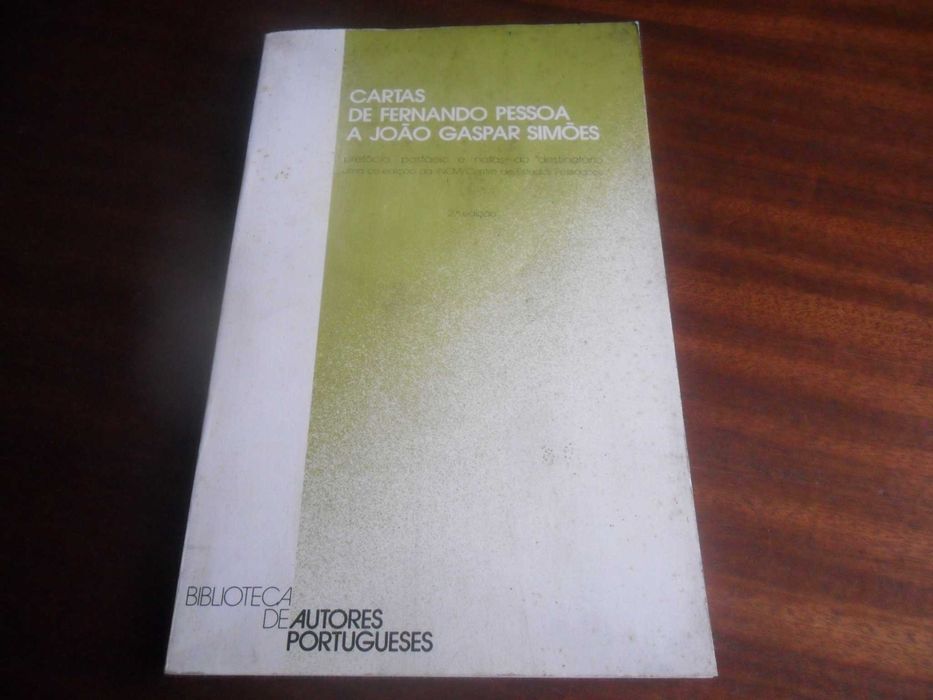 "Cartas de Fernando Pessoa a João Gaspar Simões"