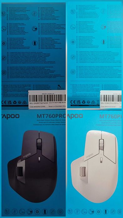 Беспроводная игровая мышка Rapoo MT760 Pro NearLink Black\Silver