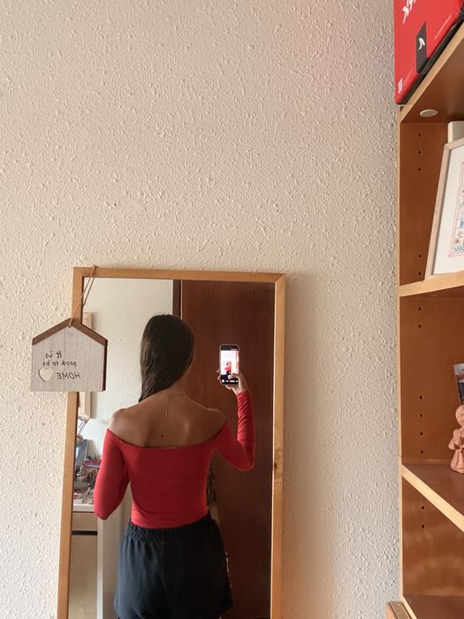 Body vermelho Pull&Bear