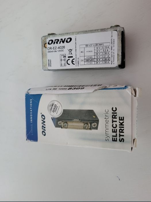 Elektrozaczep symetryczny, małogabarytowy OR-EZ-4026