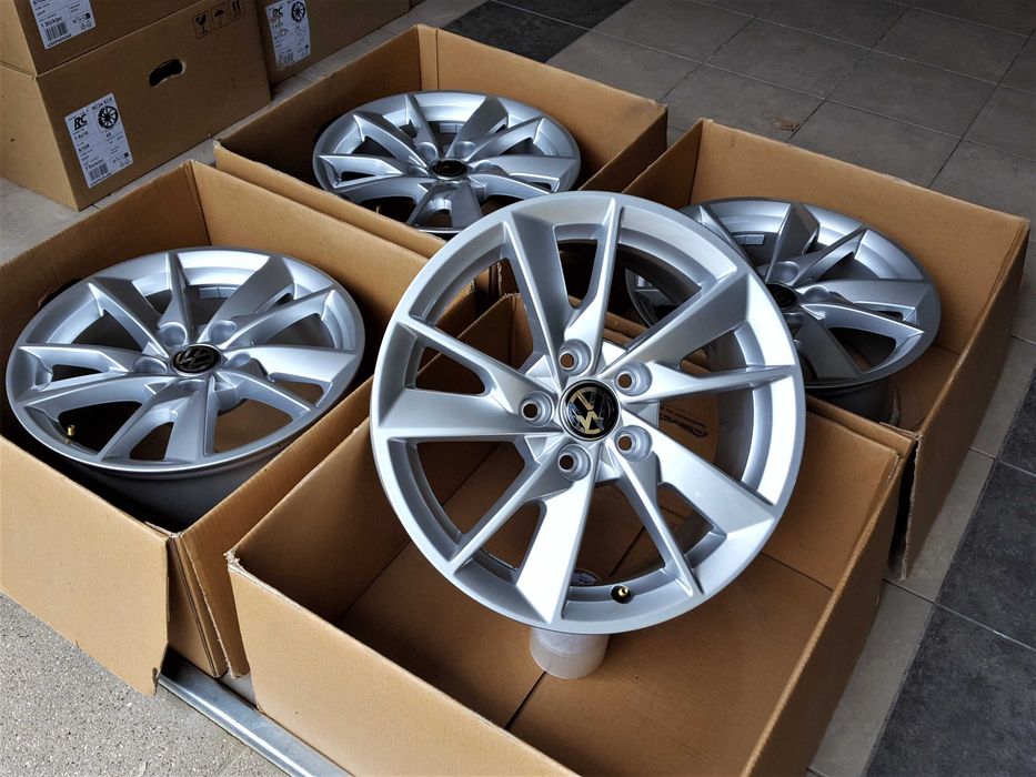 Alufelgi 16 5x112 VW Golf Passat Tiguan Jetta Touran Caddy T-Roc Nowe Oryginalne ! 217#