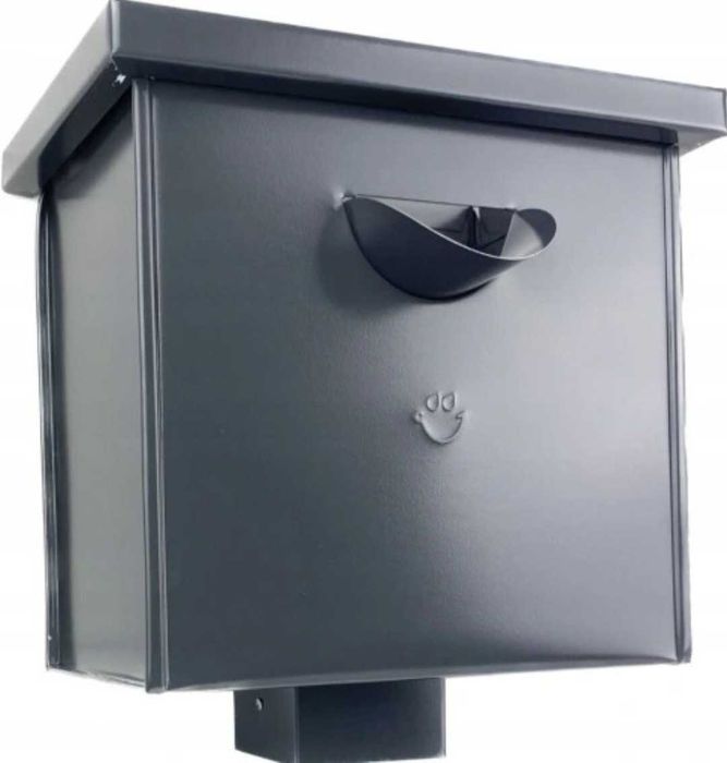 Kosz zlewowy do rury 80x80mm GALECO RAL 7016