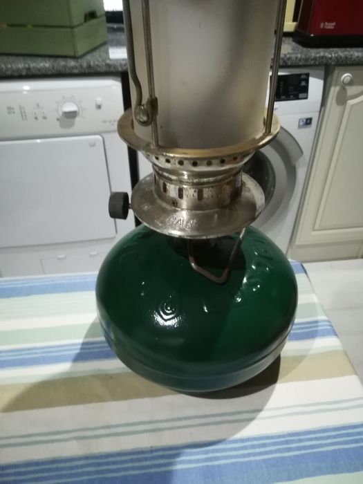 Candeeiro antigo a gaz