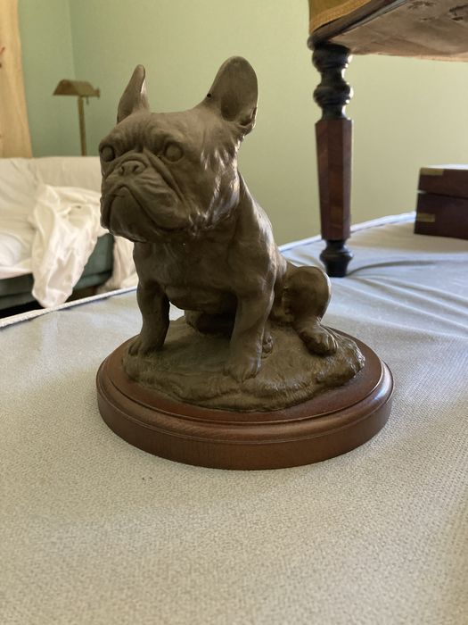 Estatua Inglesa de Bronze de Bulldog Frances