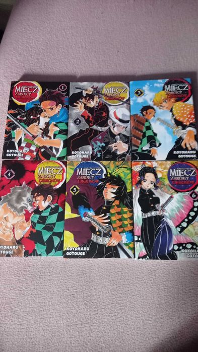 Mangi z serii miecz zabójcy demonów