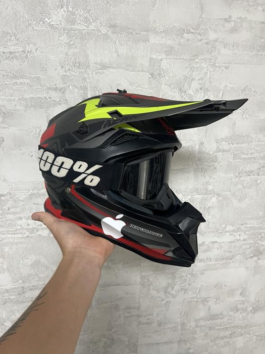 Шлем кросовий FOX з гарнітурою