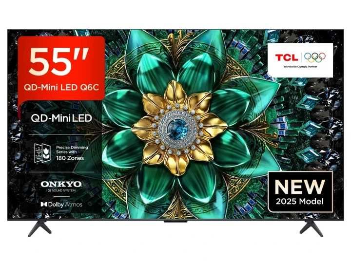 Телевізор TCL QD-Mini LED 55Q6C 144 Гц Нові! Запечатані!