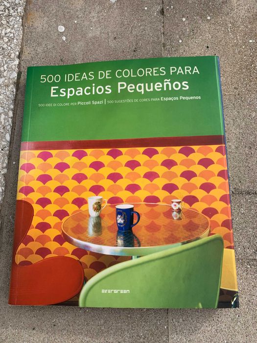Livro 500 Ideias de Cores Para Espaços Pequenos ES, PT, IT