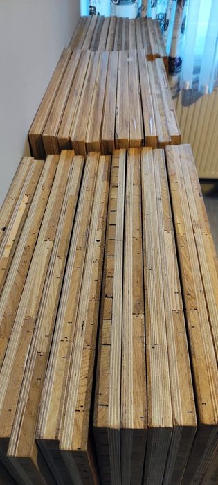 Blaty dębowe naturalne półki garaż strych