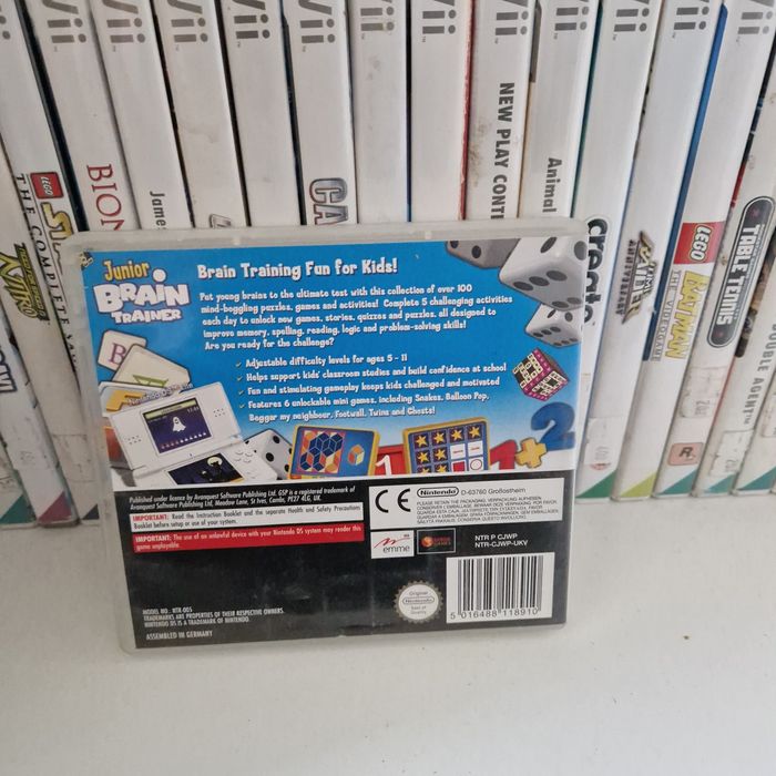 Junior brain trainer nintendo ds
