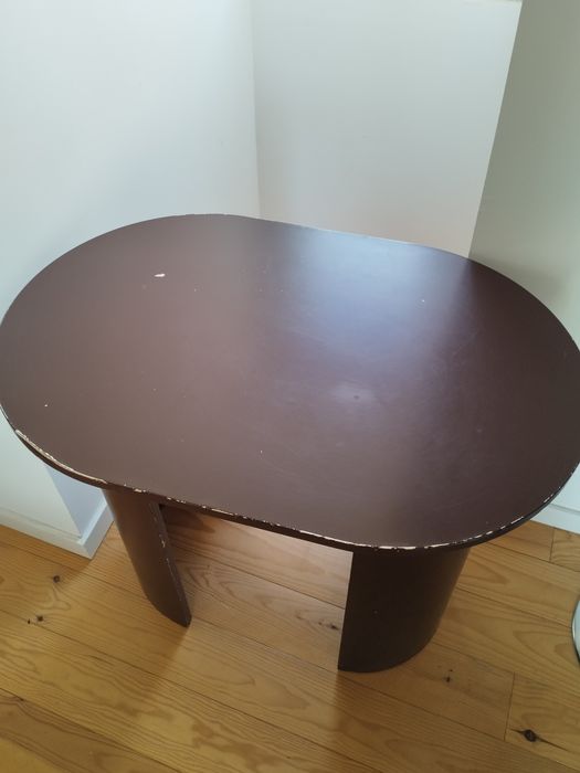 Mesa de madeira  vintage dos anos 70