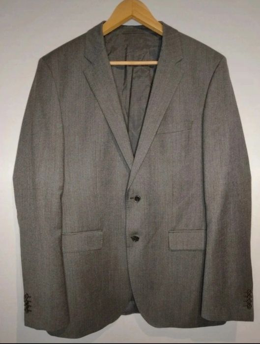 Szara marynarka męska Hugo Boss L,