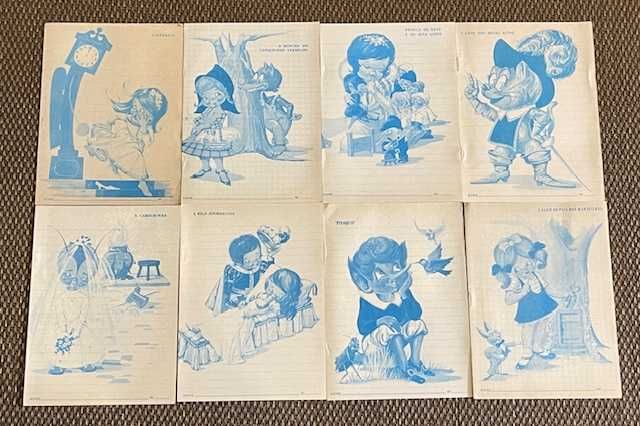 Várias Colecções de Cadernos Escolares fabricadas nos anos 80 NOVOS