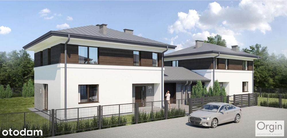 Nowoczesny bliźniak 154,90 m² przy lesie | Pompa ciepła + PV
