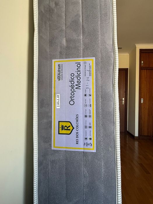 NOVO!!! Colchão de casal ortopédico medicinal com mola ensacada.