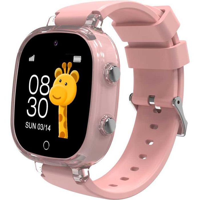 Дитячий смарт годинник Gelius Summer (GP-PK009) з GPS/ESIM Black/Pink