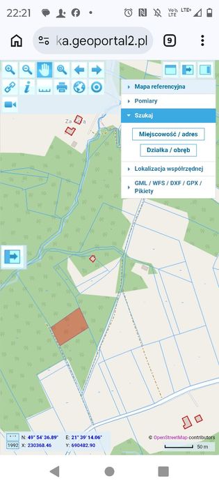 Działka rolno-rekracyjna