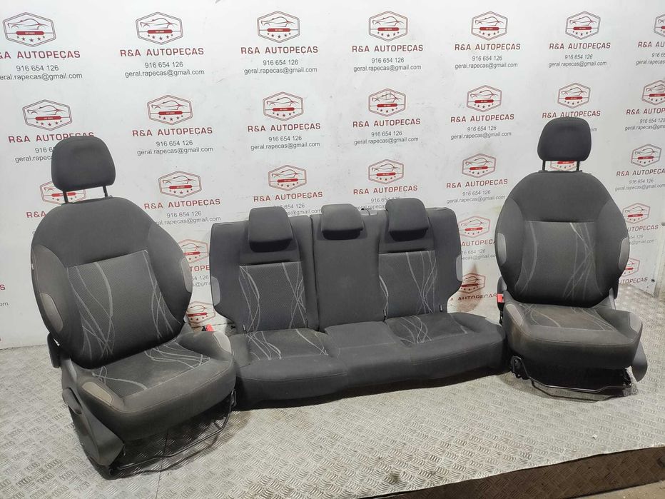 Conjunto Bancos Tecido Peugeot 208 MK1 Pré Facelift 2012 a 2015 Original