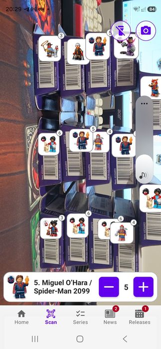 Лот LEGO Minifigures Spider-Man: Across the Spider-Verse