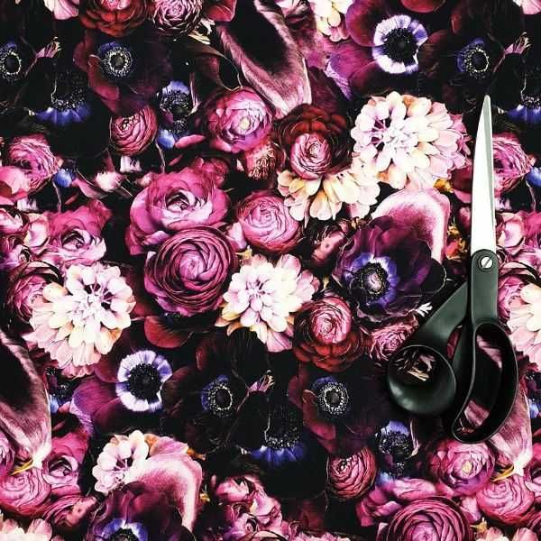 Czapka wiosenna - z dresówki cyfrowej - hand made -