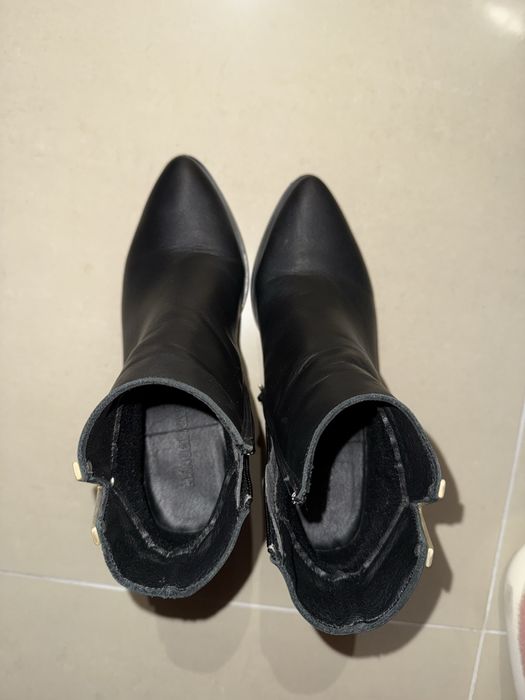 botins couro - manuel alves