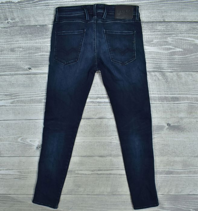 Replay Hyperflex Anbass Slim Fit Męskie Spodnie Jeansy W30 L32