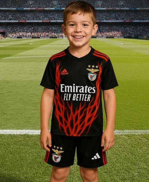 Equipamento Benfica Infantil 7-8 Anos Camisola + Calções