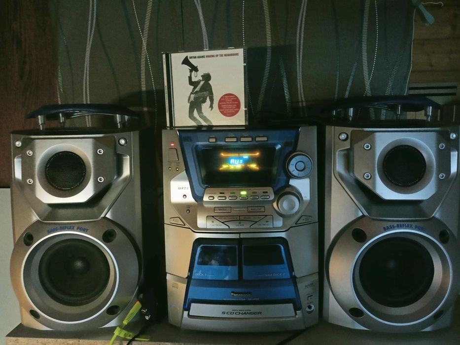 wieża 155W Panasonic SA AK-22 CD RadioFM MP3+Bluetooth
