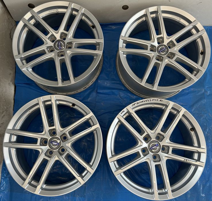 706 Felgi Aluminiowe Volvo R 18 5x108 otwór 63,3 Bardzo Ładne