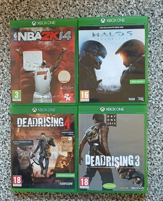 Conjunto de 4 jogos Xbox one