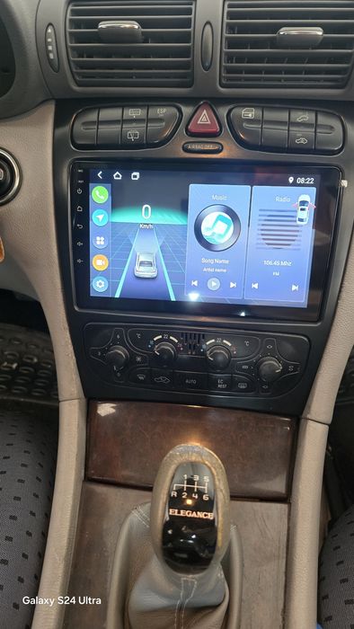 Rádio Mercedes W203 Android 14 (Artigo Novo)
