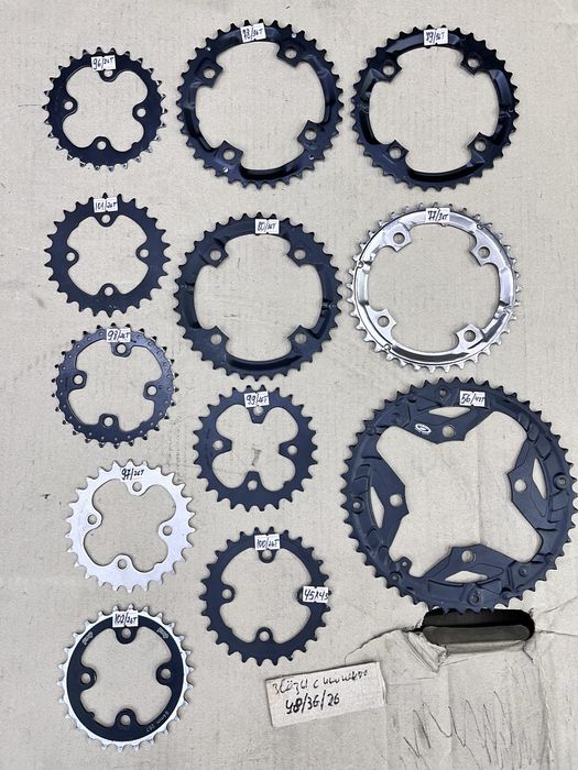 вело звезды перекидки шатуны седла касеты  манетки