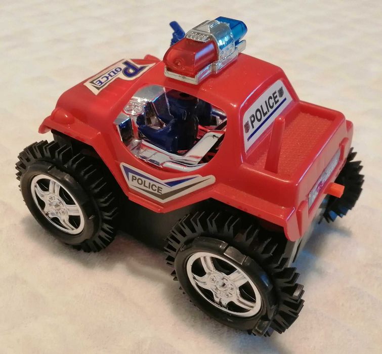 Policja, radiowóz, dżip, 11,5cm, napęd (Zabawka, Autko)