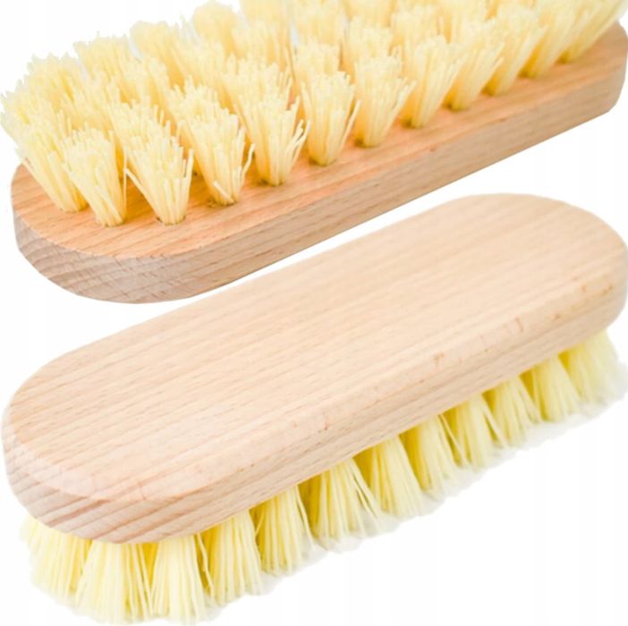 Drewniana Szczotka Gospodarcza Do Szorowania 13Cm Mocne Włosie