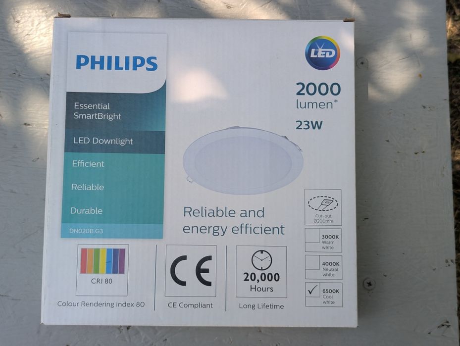 Стельовий LED світильник Philips DN020B G3 23W 6500К