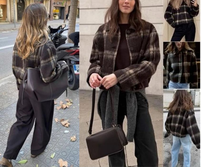 Вовняна куртка бомбер zara new р.s-m
