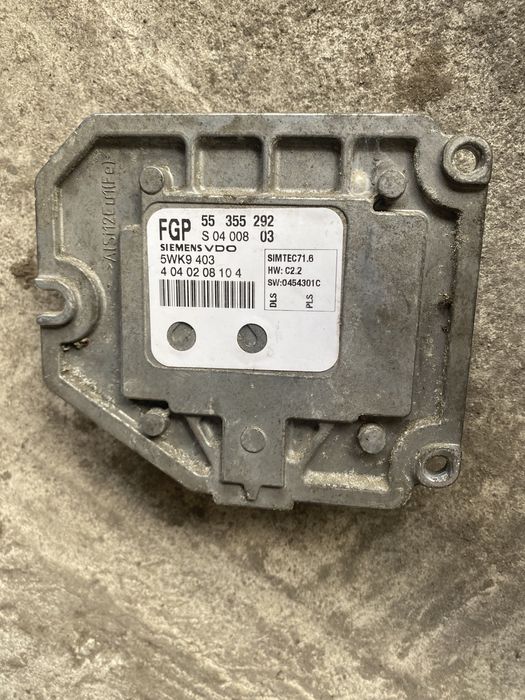 ЕБУ блок управління двигуна двигуном компютер opel эбу 5535292 opel