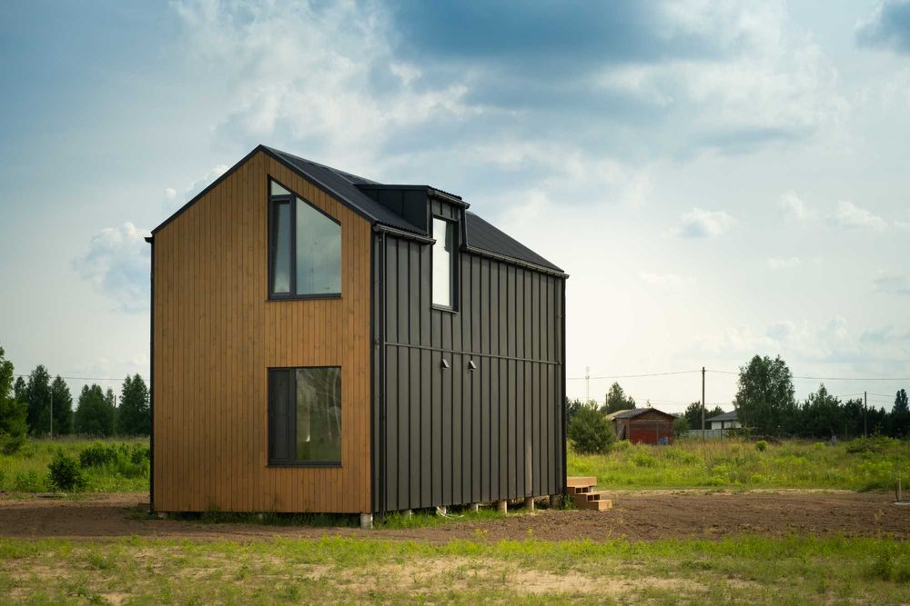 Новий скандинавський будинок на 2 спальні з другим світлом