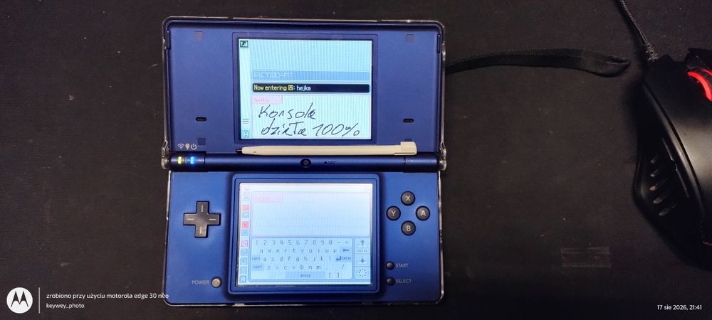 Nintendo dsi zestaw z grami
