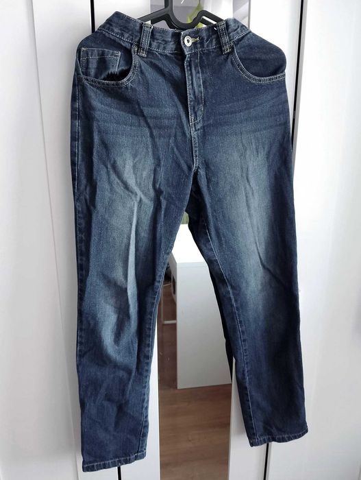 Granatowe jeansy F&F 158