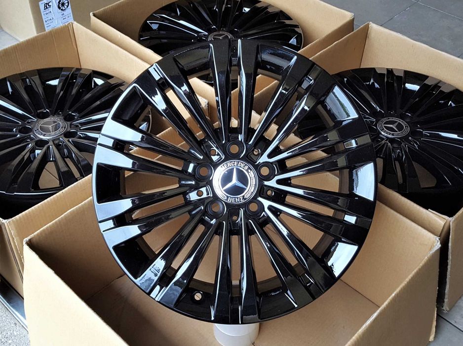 Alufelgi 17 5x112 Mercedes A B C CLA GLA V Vito Viano Oryginalne Czarne ! 849#