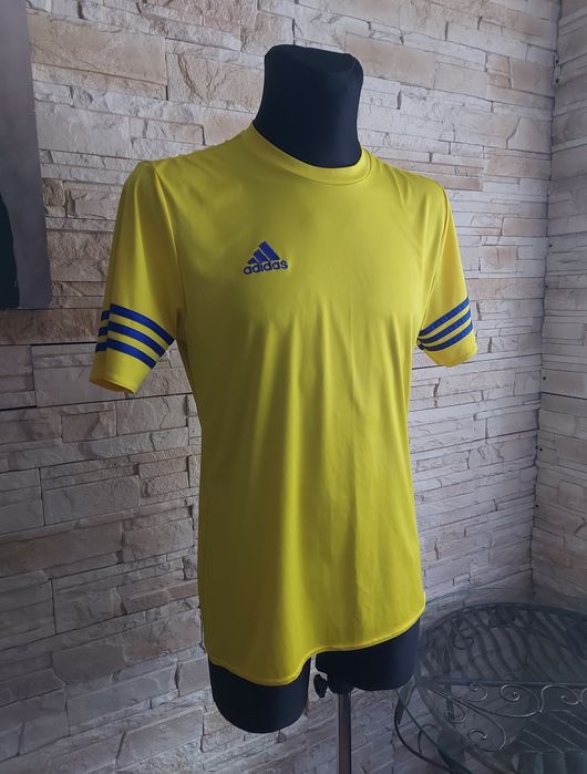 Oryginalna koszulka sportowa adidas Climalite żółta 2015 trening M