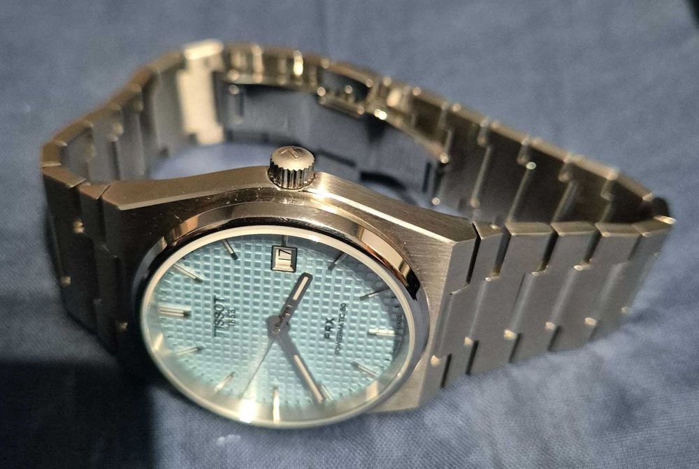 Zegarek Tissot PRX Powermatic 80 Ice Blue Gwarancja, full set!