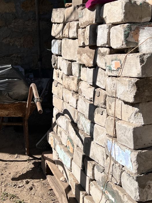 Силикатный кикпич белый б/у